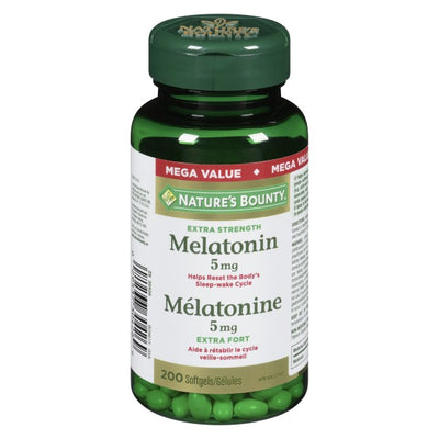 Nature's Bounty Melatonin,  Extra Strength - 200 Softgels