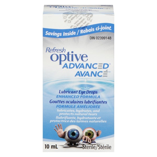 Refresh Optive Advanced Lubricant Eye Drops