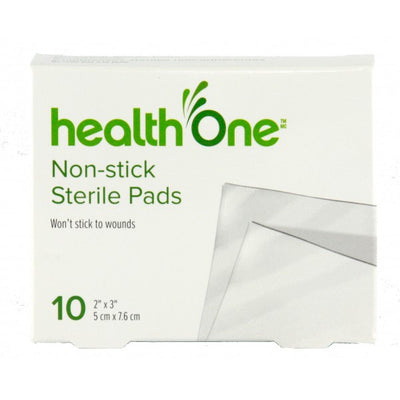 health One Non-Stick Sterile Gauze Pads