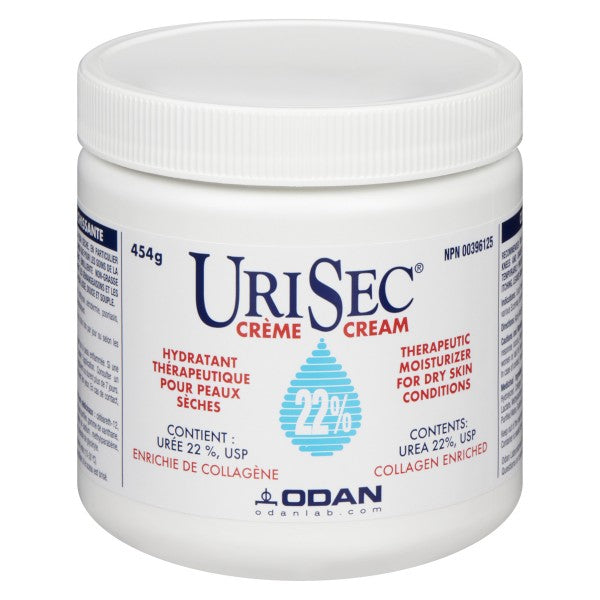 Odan Urisec Cream 22% Collagen Enriched, 454 g