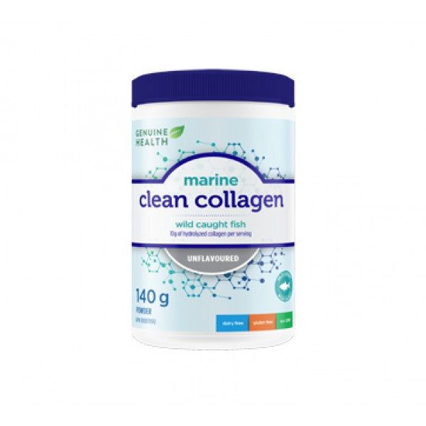 Genuine Health Marine Clean Collagen Powder,  Unflavoured - 140 g