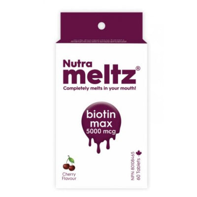 Nutrameltz Biotin 5000mcg - Cherry Flavour