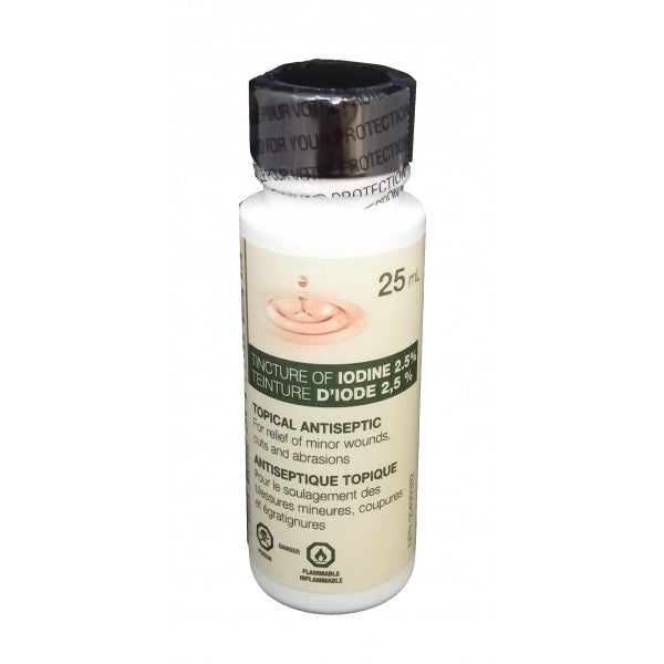 Rougier Tincture of Iodine 2.5% Topical Antiseptic