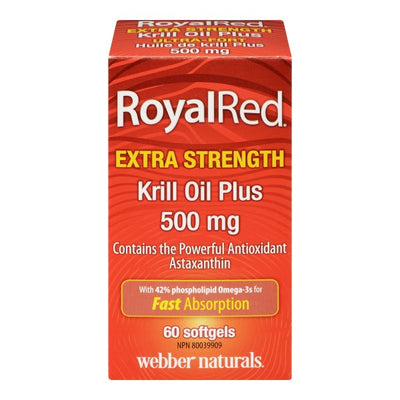 Webber Naturals RoyalRed Krill Oil Plus Softgels